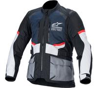 Alpinestars Andes Air Drystar waterproof Motorcycle Textile Jacket, black/blue/white, size M