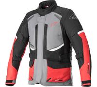 Alpinestars Andes V3 Drystar Motorcycle Textile Jacket, grey/black/red, size 3XL