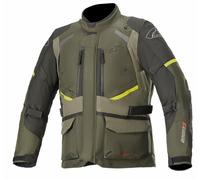 Alpinestars Andes v3 Drystar waterproof Motorbike Jacket - Forest Green SALE