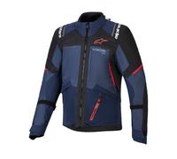 Alpinestars Andes V4 Drystar waterproof Motorcycle Textile Jacket, blue/black, size 3XL