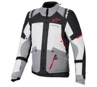 Alpinestars Andes V4 Drystar waterproof Motorcycle Textile Jacket, grey/red, size XXL