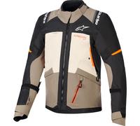 Alpinestars Andes V4 Drystar waterproof Motorcycle Textile Jacket, black/brown, size 4XL
