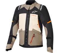 Alpinestars Andes V4 Drystar waterproof Motorcycle Textile Jacket, black/brown, size L