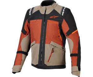 Alpinestars Andes V4 Drystar waterproof Motorcycle Textile Jacket, orange-brown, size L for Men