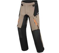 Alpinestars Andes V4 Drystar waterproof Motorcycle Textile Pants, black-brown, size L for Men