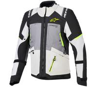 Alpinestars Andes V4 Drystar WP Motorcycle Jacket - Grey/Grey/Black/Yellow