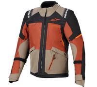 Alpinestars Andes V4 Drystar WP Motorcycle Jacket - Walnut / Rust / Black
