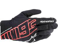 Alpinestars Aragon Motorcycle Gloves, black/red, size S