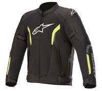 Alpinestars AST Air V2 Motorbike Motorcycle Textile Jacket - Black / Yellow