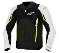Alpinestars AST V3 Air Motorcycle Jacket - Black / Silver / Fluo Yellow