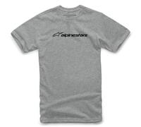 Alpinestars Astars Casual Linear Tee Short Sleeved T-Shirt - Grey Heather Black