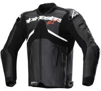 Alpinestars Atem V5 Leather Jacket - Black/White