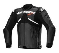 Alpinestars Atem V5 Leather Motorcycle Jacket - Black/White 310652412