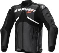 Alpinestars Atem V5 perforated Motorcycle Leather Jacket, black/white, size 58
