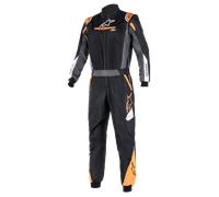 Alpinestars Atom FIA Graphic Suit Black Anthracite Orange Fluo, Size: 52