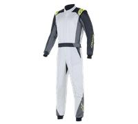 Alpinestars Atom FIA Suit Silver Anthracite Yellow Fluo, Size: 62