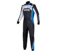 Alpinestars Atom Graphic 4 Suit Black Silver Blue, Size: 56