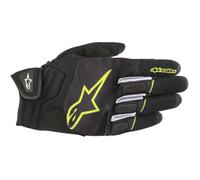 Alpinestars Atom Lightweight Vented Summer Motorcycle Gloves Black Yellow Fluo