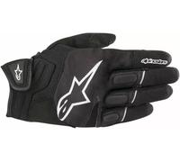 Alpinestars Atom Motorbike Motorcycle Gloves Black / White