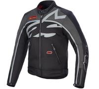 Alpinestars Axton Motorcycle Textile Jacket - Black/Anthracite/Red/Tangerine