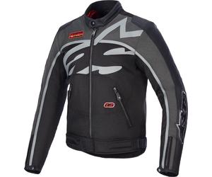 Alpinestars Axton waterrepellent Motorcycle Textile Jacket, black/anthracite/red, size XXL