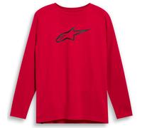 Alpinestars Backhand CSF Fashionable Casual Wear Long Sleeves T-Shirt Red