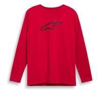 Alpinestars Backhand Long Sleeve CSF Tee Red Casual T Shirt