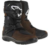 Alpinestars Belize Drystar Oiled Waterproof Motorcycle Boots, black-brown, size 40 41