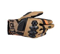 Alpinestars Belize V3 Drystar Leather Gloves Black / Gobi / Brown Sand