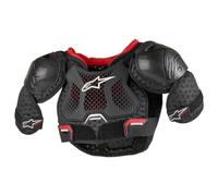 Alpinestars Bionic Action Kickstart Kids Chest Armor, Black/Red, 4-6