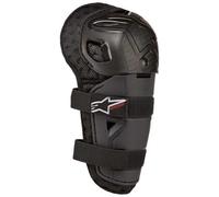 Alpinestars Bionic Action Kickstart Kids Knee Protektors, black-red