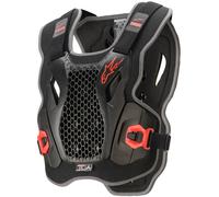 Alpinestars Bionic Action Protector Vest, black-red, size XL 2XL for Men