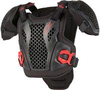 Alpinestars Bionic Action Youth Chest Armor, black-red, size L XL