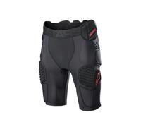 Alpinestars Bionic Pro Protector Shorts, black/red, size L