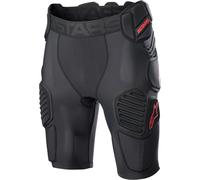 Alpinestars Bionic Pro Protector Shorts, black-red, size L for Men