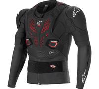 Alpinestars Bionic Pro V3 Plasma Protector Jacket, black-red, size XL for Men