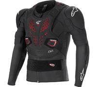 Alpinestars Bionic Pro V3 Plasma Protector Jacket, black-red, size XL