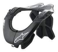 Alpinestars BNS Tech-2 Neck Protector, black/grey, size XS/M