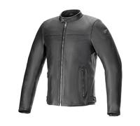 Alpinestars Blacktrack Racing Motorcycle Leather Jacket Black