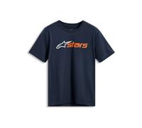 Alpinestars Blaze 2.0 CSF Tee Navy White Orange, Size: XL