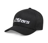 Alpinestars Blaze 2.0 Hat Unisex Casual Baseball Cap Flex Back Black White Blue
