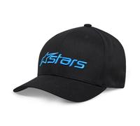 Alpinestars Blaze 2.0 Hat Unisex Casual Baseball Cap Flex Back Black White Blue