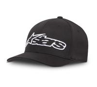 Alpinestars Blaze Flexfit Cap Unisex Motorcycle Hat Curve Bill Black White