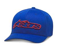 Alpinestars, Blaze Flexfit Hat, Baseball Cap, Blue/Red, S/M, Unisex-Adult