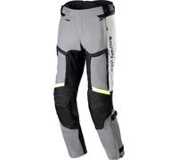 Alpinestars Bogota Pro Drystar 4 Seasons waterproof Motorcycle Textile Pants, grey-yellow, size XL for Men