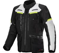 Alpinestars Bogota Pro Drystar® waterproof Motorcycle Textile Jacket, black-grey-yellow, size M for Men