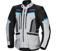 Alpinestars Bogota Pro Drystar Motorcycle Textile Jacket - Ice Grey Black Cyan