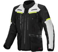 Alpinestars Bogota Pro Drystar® waterproof Motorcycle Textile Jacket, black/grey/yellow, size 3XL