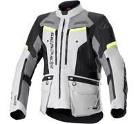 Alpinestars Jacket Bogota Pro Drystar® – Waterproof Textile Motorcycle Jacket, Grey S Men