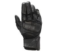 Alpinestars Booster V2 Leather Motorcycle Motorbike Gloves - Black